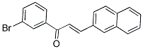 1-(3-BROMOPHENYL)-3-(2-NAPHTHYL)PROP-2-EN-1-ONE Struktur