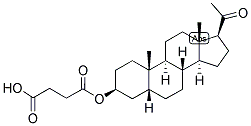 5-BETA-PREGNAN-3-BETA-OL-20-ONE HEMISUCCINATE Struktur