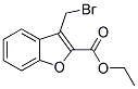 3-BROMOMETHYL-BENZOFURAN-2-CARBOXYLIC ACID ETHYL ESTER Struktur