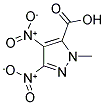 2-METHYL-4,5-DINITRO-2 H-PYRAZOLE-3-CARBOXYLIC ACID Struktur