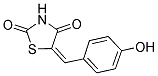 5-[(E)-(4-HYDROXYPHENYL)METHYLIDENE]-1,3-THIAZOLANE-2,4-DIONE Struktur