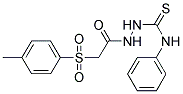 1-(2-((4-METHYLPHENYL)SULFONYL)ACETYL)-4-PHENYLTHIOSEMICARBAZIDE Struktur