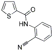 N-(2-CYANOPHENYL)THIOPHENE-2-CARBOXAMIDE Struktur