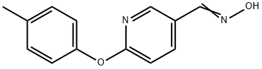 6-(4-METHYLPHENOXY)NICOTINALDEHYDE OXIME Struktur