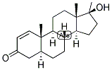 (5A,17B)-17-HYDROXY-17-METHYLANDROSTA-1-EN-3-ONE Struktur