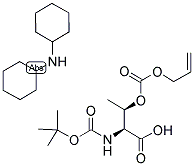 BOC-L-THR(ALLOC)-OH DCHA Struktur