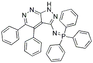 N3-(1,1,1-TRIPHENYL-LAMBDA5-PHOSPHANYLIDENE)-4,5-DIPHENYL-1H-PYRAZOLO[3,4-C]PYRIDAZIN-3-AMINE Struktur