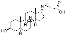 5-ALPHA-ANDROSTAN-3-BETA-OL-17-ONE-O-CARBOXYMETHYLOXIME Struktur