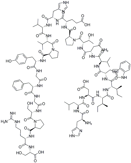 [DVAL22, PHE33] BIG ENDOTHELIN-1 (16-38), HUMAN Struktur