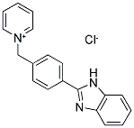 1-[4-(1H-BENZO[D]IMIDAZOL-2-YL)BENZYL]PYRIDINIUM CHLORIDE Struktur