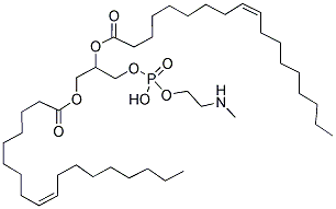 1,2-DIOLEOYL-SN-GLYCERO-3-PHOSPHOETHANOLAMINE-N-METHYL Struktur