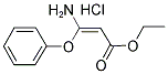 3-AMINO-3-PHENOXY-ACRYLIC ACID ETHYL ESTER HCL Struktur