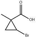 2-BROMO-1-METHYL-CYCLOPROPANECARBOXYLIC ACID Struktur