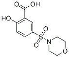 2-HYDROXY-5-(MORPHOLINE-4-SULFONYL)-BENZOIC ACID Struktur