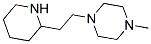 1-METHYL-4-(2-PIPERIDIN-2-YL-ETHYL)-PIPERAZINE Struktur