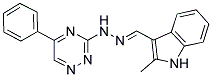 2-METHYL-1H-INDOLE-3-CARBALDEHYDE (5-PHENYL-1,2,4-TRIAZIN-3-YL)HYDRAZONE Struktur