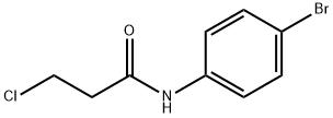 N-(4-BROMO-PHENYL)-3-CHLORO-PROPIONAMIDE Struktur