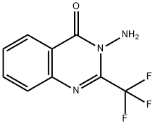 3-AMINO-2-(TRIFLUOROMETHYL)-4(3H)-QUINAZOLINONE Struktur