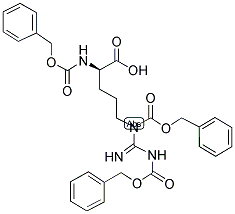 N-ALPHA,NG,NG-TRI-CBZ-D-ARGININE Struktur