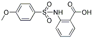 2-(4-METHOXY-BENZENESULFONYLAMINO)-BENZOIC ACID Struktur