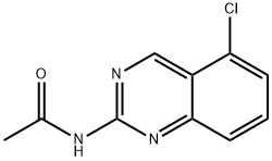 N-(5-CHLORO-2-QUINAZOLINYL)ACETAMIDE Struktur