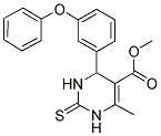 METHYL 6-METHYL-2-(3-PHENOXYPHENYL)-4-THIOXO-2H,3H,5H-3,5-DIAZINECARBOXYLATE Struktur