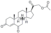 4-PREGNEN-21-OL-3,6,20-TRIONE ACETATE Struktur