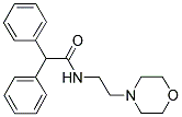 N-(2-MORPHOLIN-4-YLETHYL)-2,2-DIPHENYLETHANAMIDE Struktur