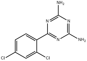 6-(2,4-DICHLOROPHENYL)-1,3,5-TRIAZINE-2,4-DIAMINE Struktur