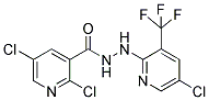 N'3-[5-CHLORO-3-(TRIFLUOROMETHYL)-2-PYRIDYL]-2,5-DICHLOROPYRIDINE-3-CARBOHYDRAZIDE Struktur