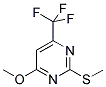 4-METHOXY-2-(METHYLSULFANYL)-6-(TRIFLUOROMETHYL)PYRIMIDINE Struktur