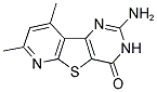 2-AMINO-7,9-DIMETHYLPYRIDO[3',2':4,5]THIENO[3,2-D]PYRIMIDIN-4(3H)-ONE Struktur