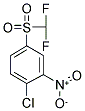 1-CHLORO-4-[(DIFLUOROMETHYL)SULFONYL]-2-NITROBENZENE Struktur