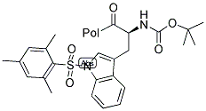 BOC-TRP(MTS)-MERRIFIELD RESIN Struktur