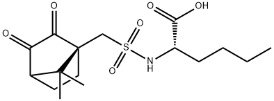 CAMPHORQUINONE-10-SULFONYLNORLEUCINE Struktur