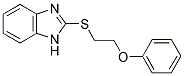 2-[(2-PHENOXYETHYL)THIO]-1H-BENZIMIDAZOLE Struktur