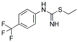 (S)-ETHYL N-[4-(TRIFLUOROMETHYL)PHENYL]ISOTHIOUREA Struktur