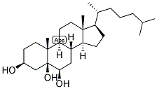 5ALPHA-CHOLESTAN-3BETA,5BETA,6BETA-TRIOL Struktur