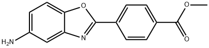 4-(5-AMINO-BENZOOXAZOL-2-YL)-BENZOIC ACID METHYL ESTER Struktur