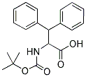 2-BOC-AMINO-3,3-DIPHENYL PROPIONIC ACID Struktur