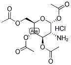 2-AMINO-2-DEOXY-1,3,4,6-TETRA-O-ACETYL-ALPHA-D-GLUCOPYRANOSE HYDROCHLORIDE Struktur