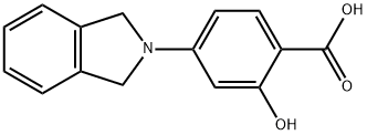 4-(1,3-DIHYDRO-ISOINDOL-2-YL)-2-HYDROXY-BENZOIC ACID Struktur