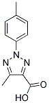 5-METHYL-2-(4-METHYLPHENYL)-2H-1,2,3-TRIAZOLE-4-CARBOXYLIC ACID Struktur