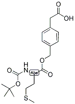 BOC-L-MET-O-CH2-PHI-CH2-COOH Struktur