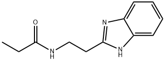 N-[2-(1H-BENZIMIDAZOL-2-YL)ETHYL]PROPANAMIDE Struktur