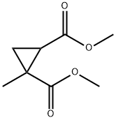 DIMETHYL 1-METHYLCYCLOPROPANE-1,2-DICARBOXYLATE Struktur