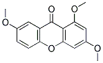 1,3,7-TRIMETHOXYXANTHONE Struktur