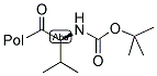 BOC-VAL-PAM RESIN Struktur