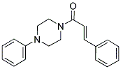 3-PHENYL-1-(4-PHENYLPIPERAZINYL)PROP-2-EN-1-ONE Struktur