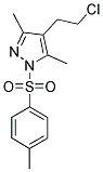 3,5-DIMETHYL-4'-(2-CHLOROETHYL)-1-(4-TOLUENESULPHONYL)-PYRAZOLE Struktur